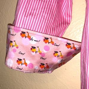 Robert Graham Pink Striped Button Down like new. Softest cotton. Vespa designs